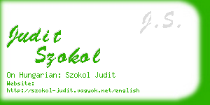 judit szokol business card